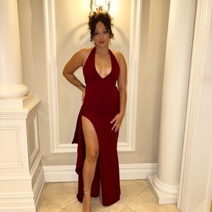 LUELLA MAXI DRESS - BURGUNDY